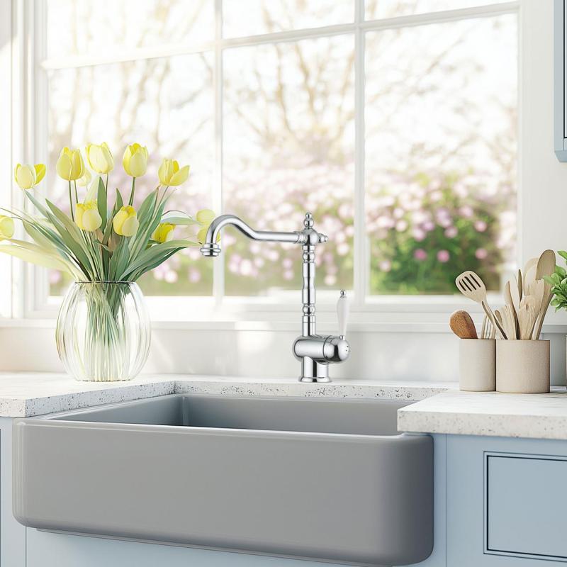 Franke Particolare Old England klassieke Keukenkraan chroom 115.0060.360