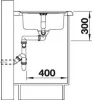 Blanco spoelbak Classic Pro 45 S-IF vlakinbouw RVS 516842