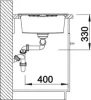 Blanco spoelbak Zia 8 S manueel opbouw wit 515597