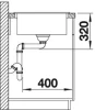 Blanco spoelbak Zia XL 6 S automatisch opbouw wit 517561