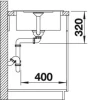 Blanco spoelbak Metra 45 S Compact Wit 519576