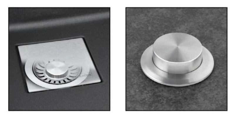 Franke Kubus KNG 110.62 spoelbak 72x42 wit graniet onderbouw  met kraangatbank 125.0512.517