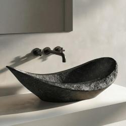 Waterevolution Cruz 3-Gats inbouw wastafelkraan mat zwart 19cm uitloop 1208916572