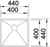 Blanco spoelbak ZEROX 400-IF - 521584