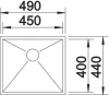 Blanco spoelbak ZEROX 400-IF - 521584 (kloon)