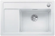 Blanco Zenar XL 6 S compact - enkele spoelbak en spoeltafel met draaiknopbediening in wit - BR - 523778