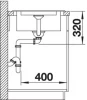 Blanco Classic Neo 5 S - enkele spoelbak en spoeltafel in antraciet - 524015