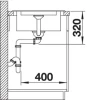 Blanco Classic Neo 5 S - enkele spoelbak en spoeltafel in antraciet - 524015