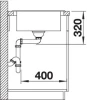 Blanco Classic Neo XL 6 S - enkele spoelbak met spoeltafel in antraciet - 524127