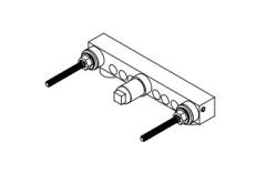 Waterevolution Inbouwdeel wastafelmengkraan 3-gaten T0.16.3F.I
