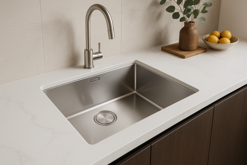 Franke Mythos MYX 110.50 rvs spoelbak 50x40cm onderbouw 122.0638.199