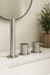 Waterevolution Flow 3-gats Badmengkraan voor Badrandmontage RVS T138SBIE