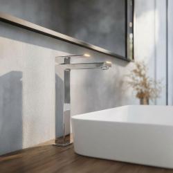 PB Kiki 1-gats hoge wastafelmengkraan voor waskommen chroom