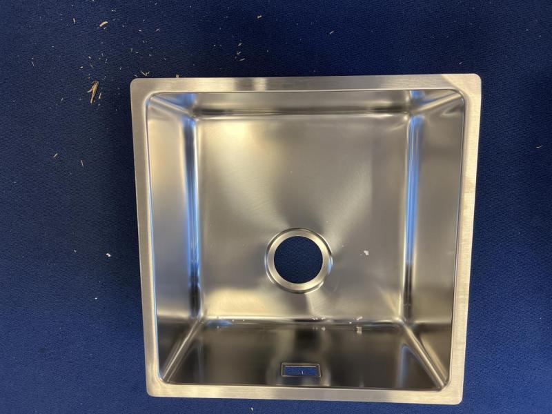 OUTLET Schade bak! Reginox Houston RVS spoelbak 40x40 onderbouw