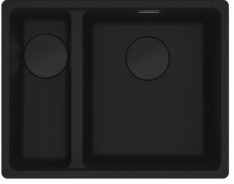 Franke Maris MRG 260/160-34-15 Black edition spoelbak Bak Rechts 135.0697.384