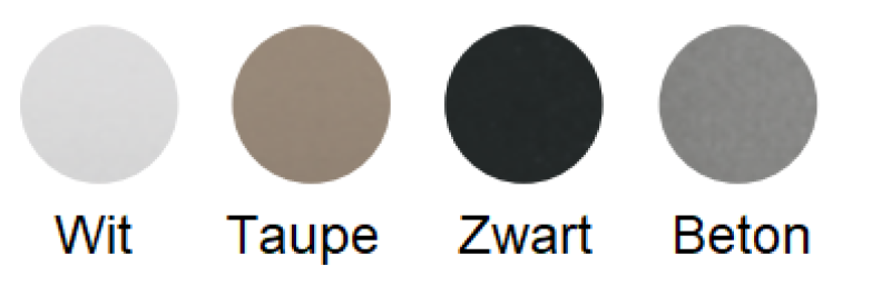 Franke Kubus KNG 110.52 mat zwarte spoelbak 52x42 met zwarte afvoerdeksel onderbouw 125.0685.161