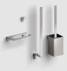 Clou Fold toilet accessoireset rvs geborsteld compositie