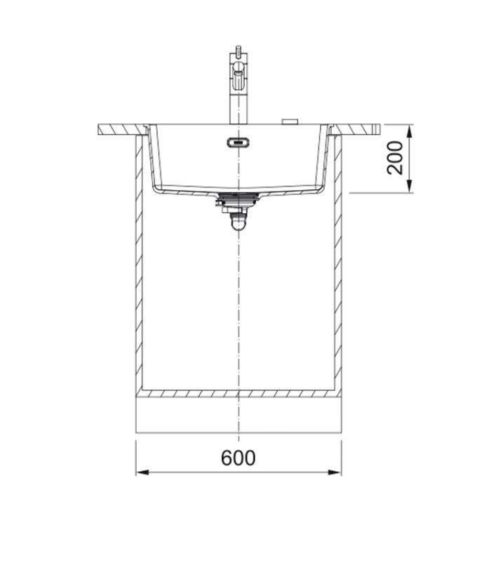 Franke Maris MRG 110-52 Fragranite black edition mat zwarte spoelbak onderbouw