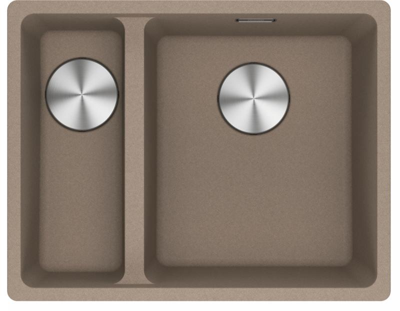 Franke Maris MRG 160-34-15 Fragranite Oyster spoelbak Bak Rechts onderbouw