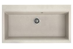 Aquadesign Natura grote granieten opbouw spoelbak beige zand 90x50cm 1208958201
