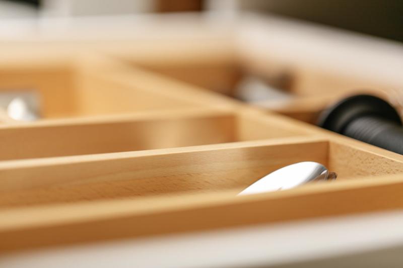 Decor Cutle Bestekbakken Verstelbaar bestekrek  Kleur Beuken 1208966290