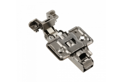 GTV SILENTO PRO hinge twin, alu frame, soft-close, prow H=0 , 3D, polybag, without euro, black 1208967022