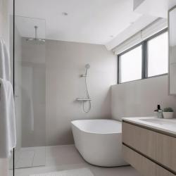 Waterevolution Flow douchethermostaat met douchegarnituur rond RVS T140TNRIE