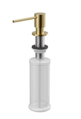 Quadri Luxor Inbouw Zeepdispenser gouden van boven navulbaar 1208967511