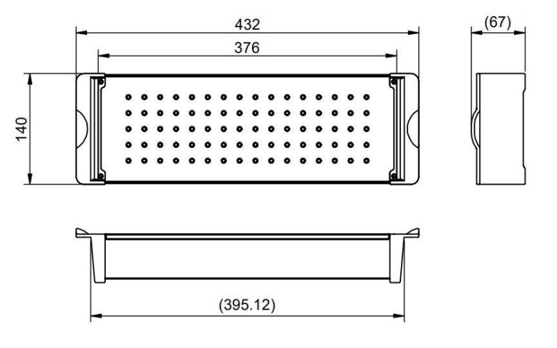 Pure.Sink Prestige inzetbak voor spoelbak Koper PPGCL40-62