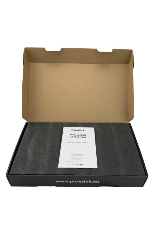 Pure.Sink Elite Steel Spark-S keukenkraan RVS met uittrekbare uitloop en sproeistand PS8041-02