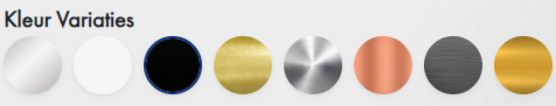 Waterevolution Flow drie-weg douchemengkraan met hoofddouche en ronde handdouche Messing T131NRLE