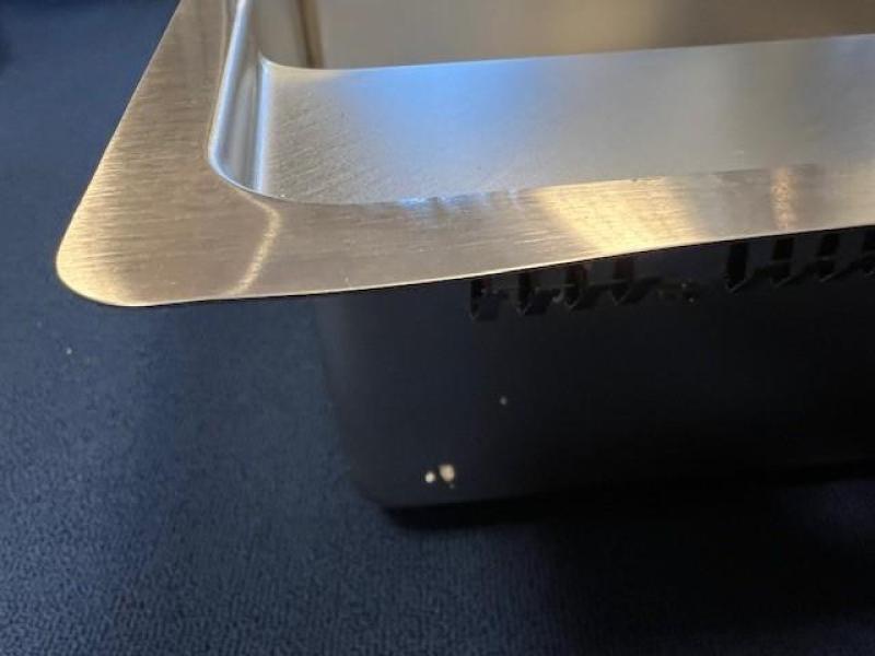 OUTLET Schadebak! Franke Maris MRX 210.50 spoelbak met kraangatbank vlakinbouw 53x51cm 1208968062