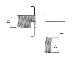 PB S-koppeling chroom Verstelbaar 80mm Excentriek G 1/2” G1 3/4” 1208969851