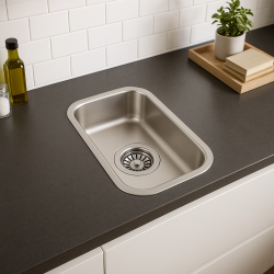 Banka IB1530 RVS Spoelbak 146 x 296 mm Onderbouw 1208970041