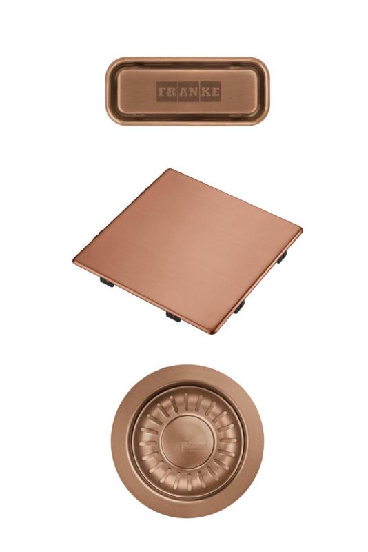Franke Kubus 2.0 kleurset Afvoerset Koper 1208970832