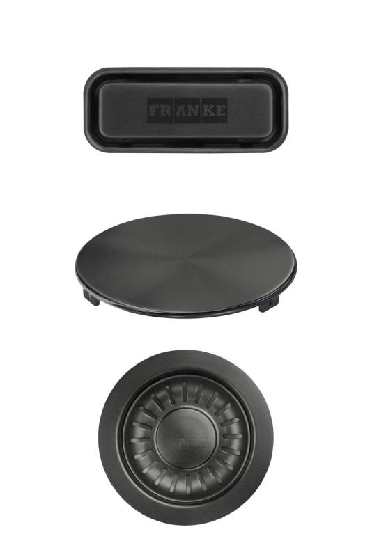 Franke Maris kleurset Afvoerset Gun Metal 1208970839