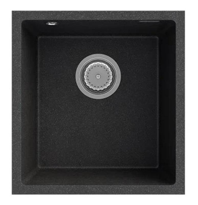 Graniteland Miniva Granieten Spoelbak Arduin hardsteen look onderbouw 385x410 mm 1208971449