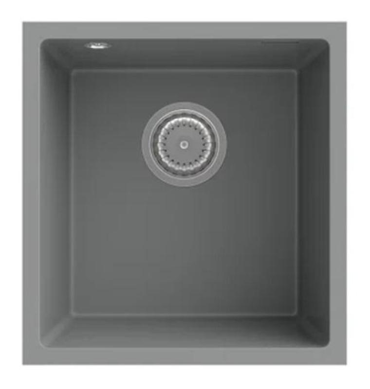 Graniteland Miniva Granieten Spoelbak Grijs onderbouw 385x410 cm 1208971453