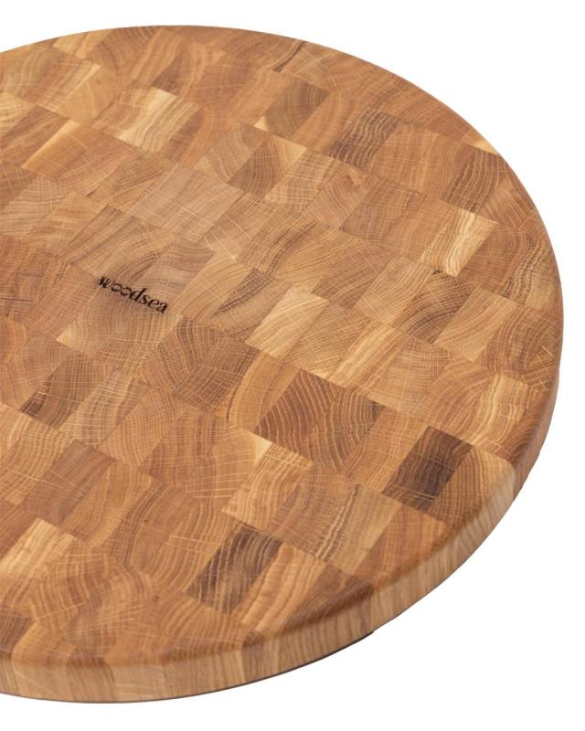 Woodsea Woodstone Oak round - Eiken Houten ronde Snijplank Ø42cm 1208971525