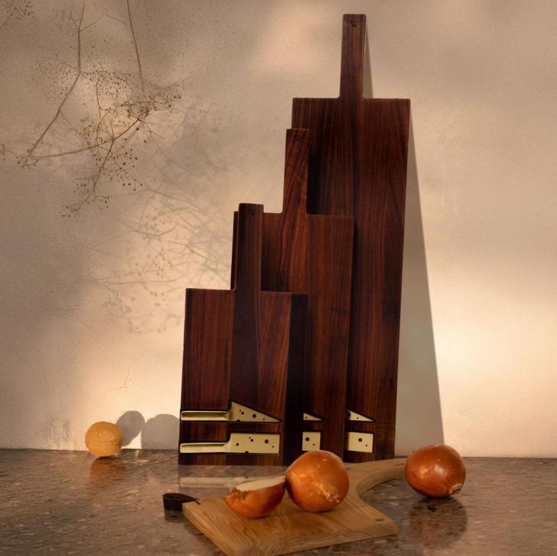 Woodsea Cheese Walnut S - Walnoothouten Kaasplank 42x20cm 1208971558