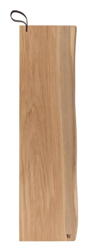 Woodsea Serving L - Eikenhouten Serveerplank 70x17 cm met lederen handvat 1208971616