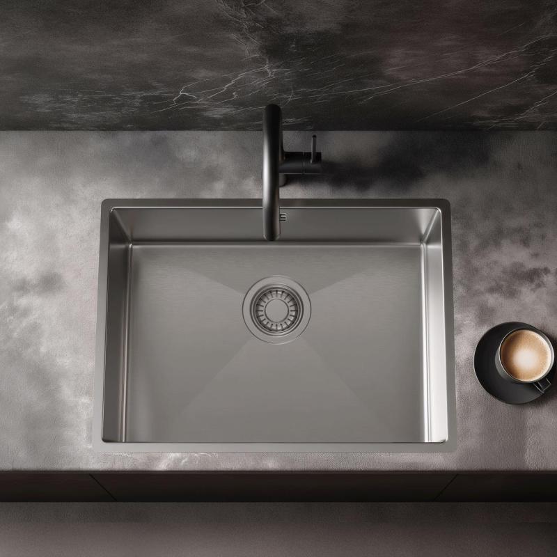 Pure.Sink Luxion RVS spoelbak 50x40 cm onderbouw, vlakinbouw en opbouw  PLX5040-02