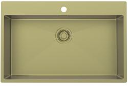 Pure.Sink Luxion Grote Gouden spoelbak 78x50 cm Tapwing met kraangatbank PLX7850T-60