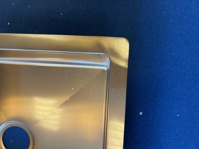 HOEK Gebogen Ausmann Mosel RVS spoelbak koper kleur PVD Copper 50x40 onderbouw vlakbouw en opbouw 1208971800 - Productafbeelding 6