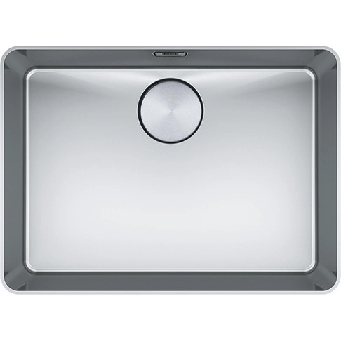 OUTLET Hoek gebogen! Franke Mythos MYX 210.55 rvs spoelbak 55x40cm vlakbouw 	1208971811 - Productafbeelding