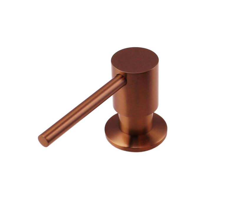 Pure.Sink Elite Steel Shine inbouw Zeepdispenser PVD koper van boven navulbaar PS9010-62