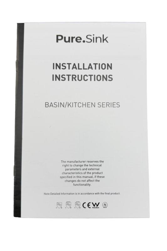 Pure.Sink Elite Steel Pulse-S keukenkraan RVS met uittrekbare uitloop en sproeistand  PS8500-02