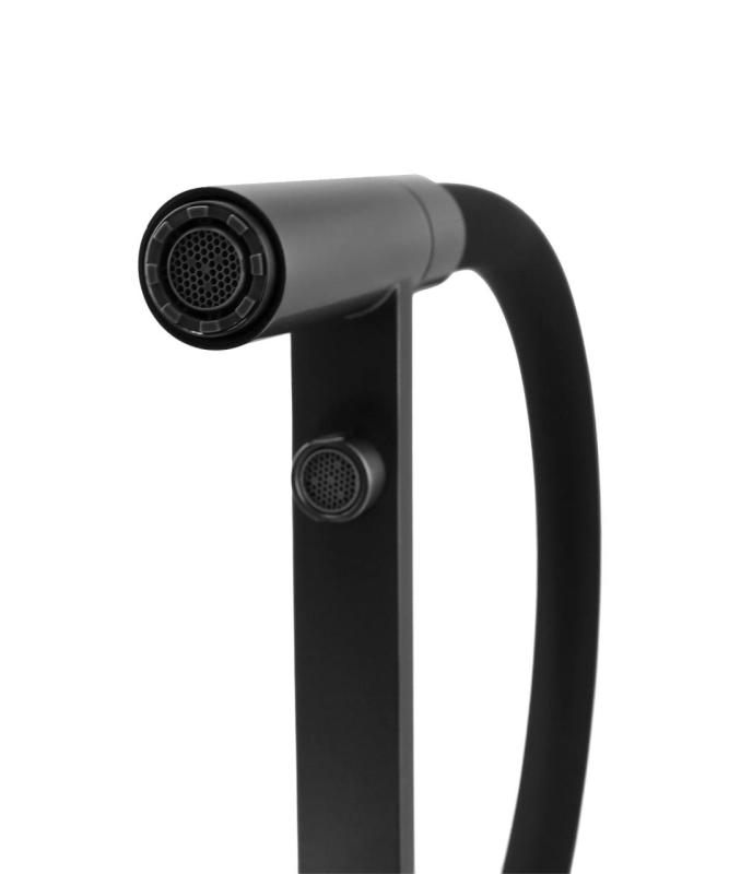 Pure.Sink Elite Steel Flex 3-weg PVD geborsteld goud keukenkraan met flexibele uitloop en Gefilterd Water PS8110-60