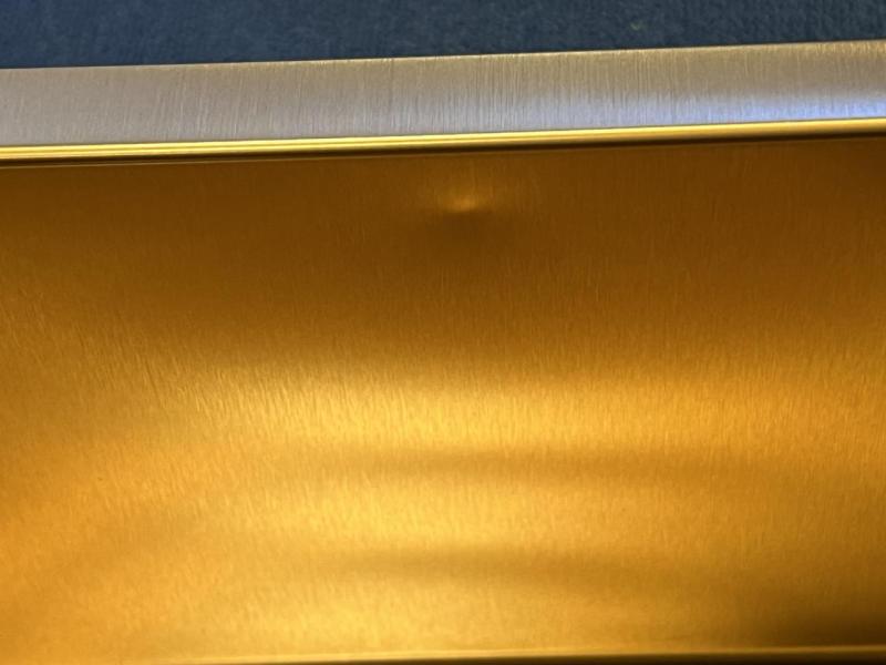 OUTLET Beschadigd!! Pure.Sink Exclusivo grote Koperen spoelbak 70x40 cm 10mm radius onderbouw, vlakinbouw en opbouw 1208972332