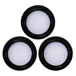 Indux Luma kleine inbouw keuken Multi Tone LED Set 3 Spots Zwart 1208972383